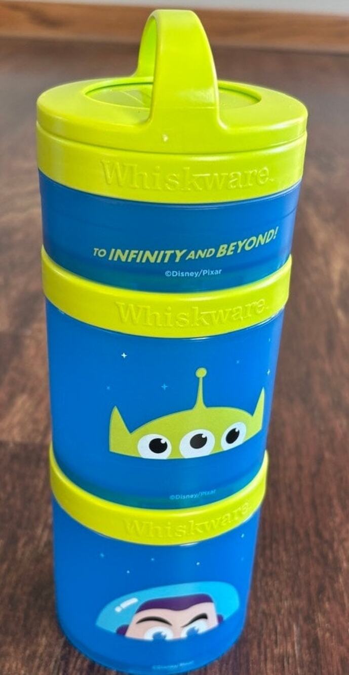 Whiskware Disney Pixar Toy Story Buzz Lightyear Stackable Snack Container New 3P